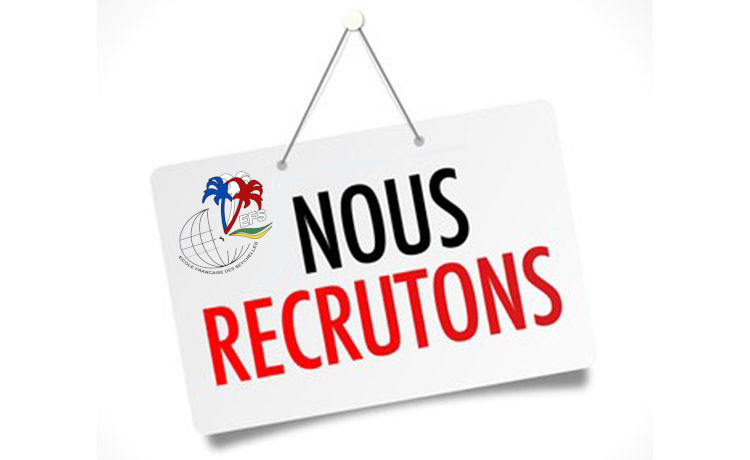Recrutement rentrée 2026
